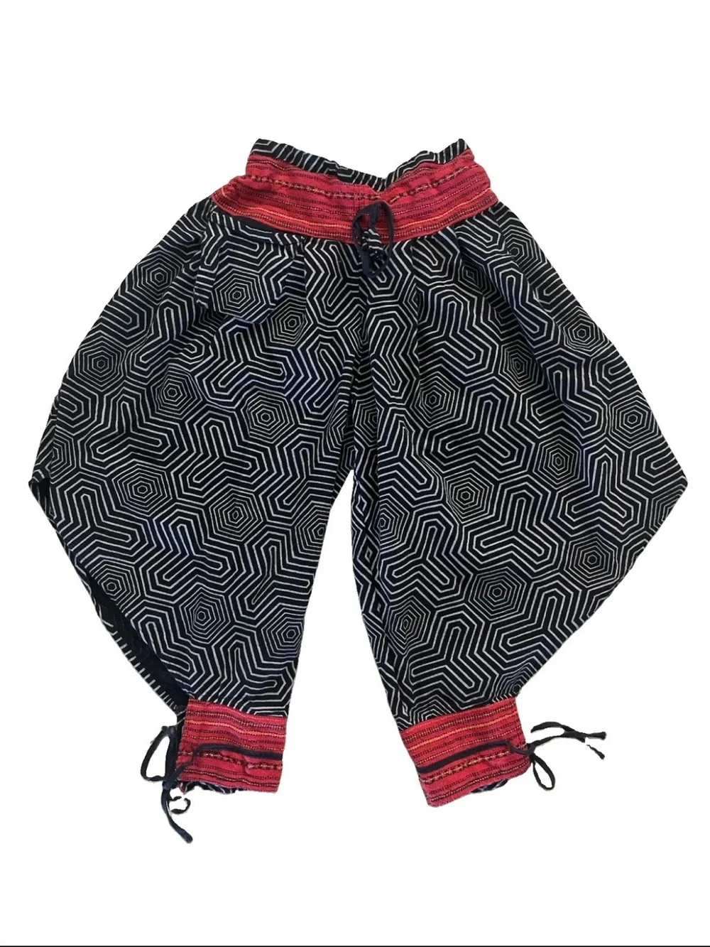 Thai Harem Pants Saimurai Genie Pant Boho Samurai Buddha Backpacker Stretch S/M